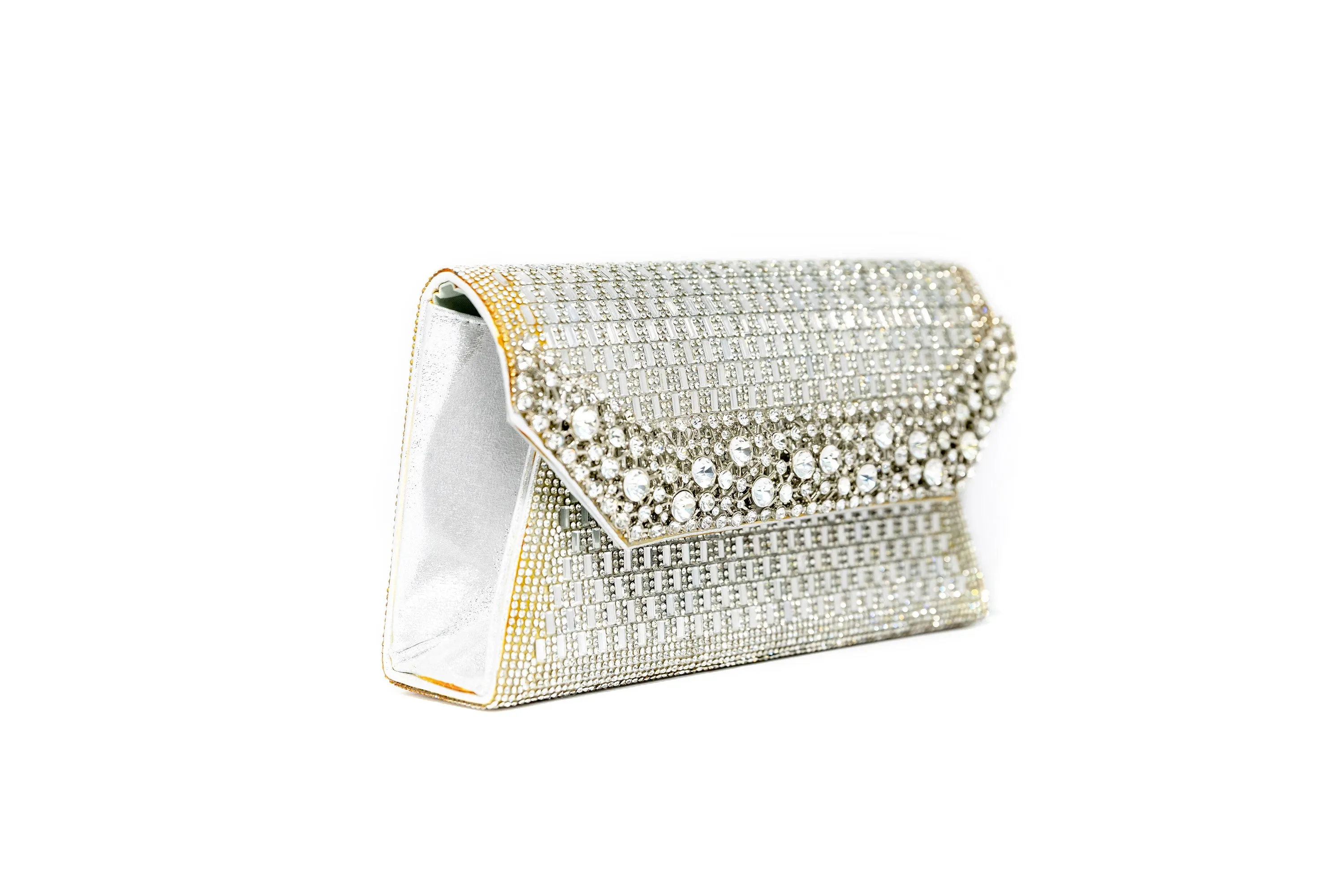 Silver Clutch Purse