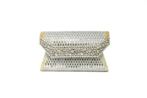 Silver Clutch Purse