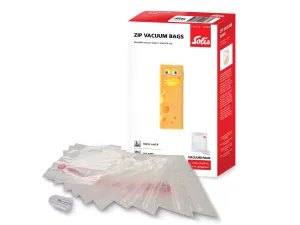 Solis Vacuum Zipper Bags 20X23Cm