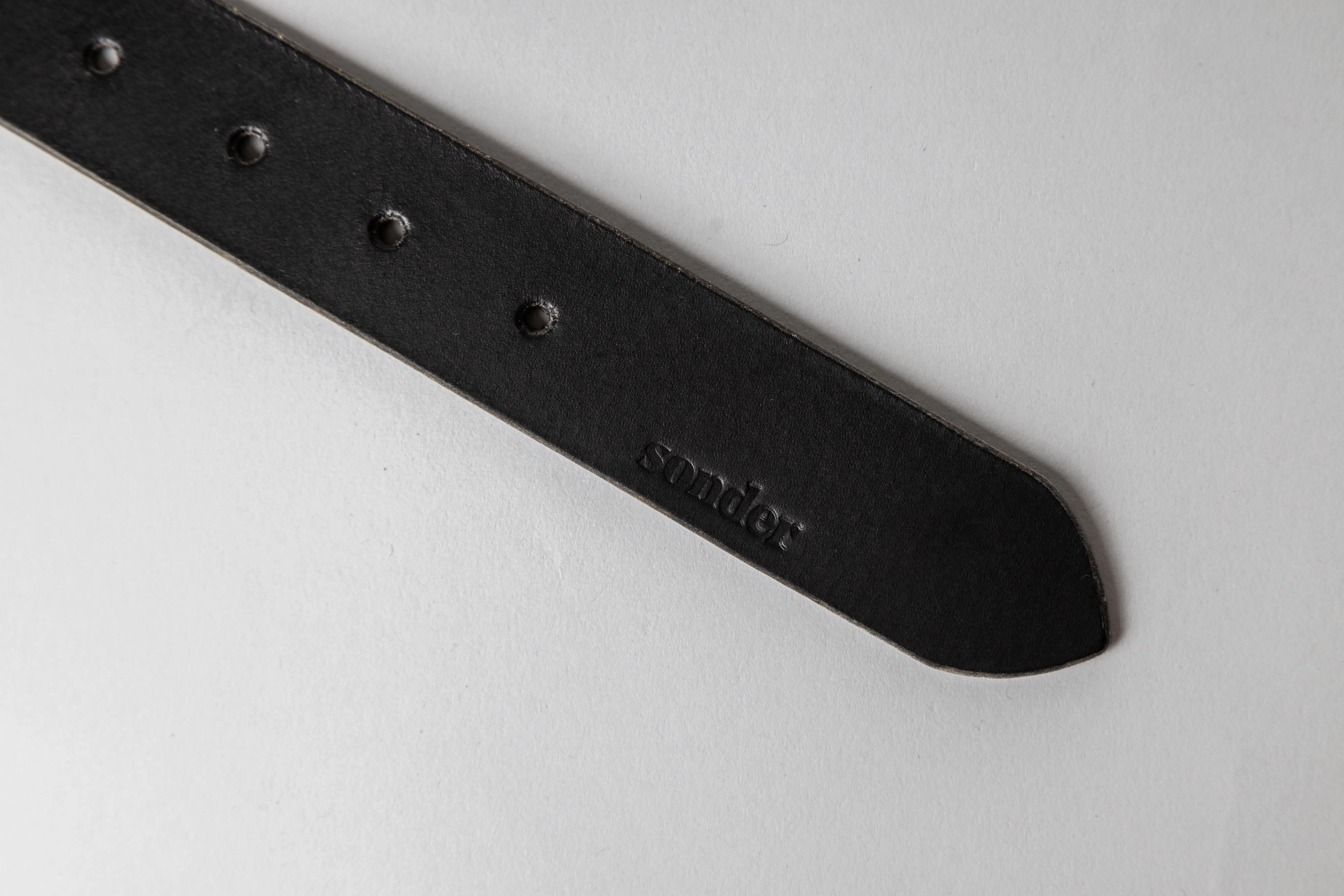 Sonder Leather Belt Black