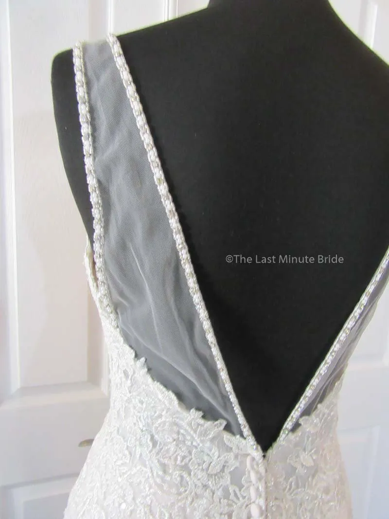 Sottero & Midgley Style Marcelle 8SS782 w/Detachable Overskirt
