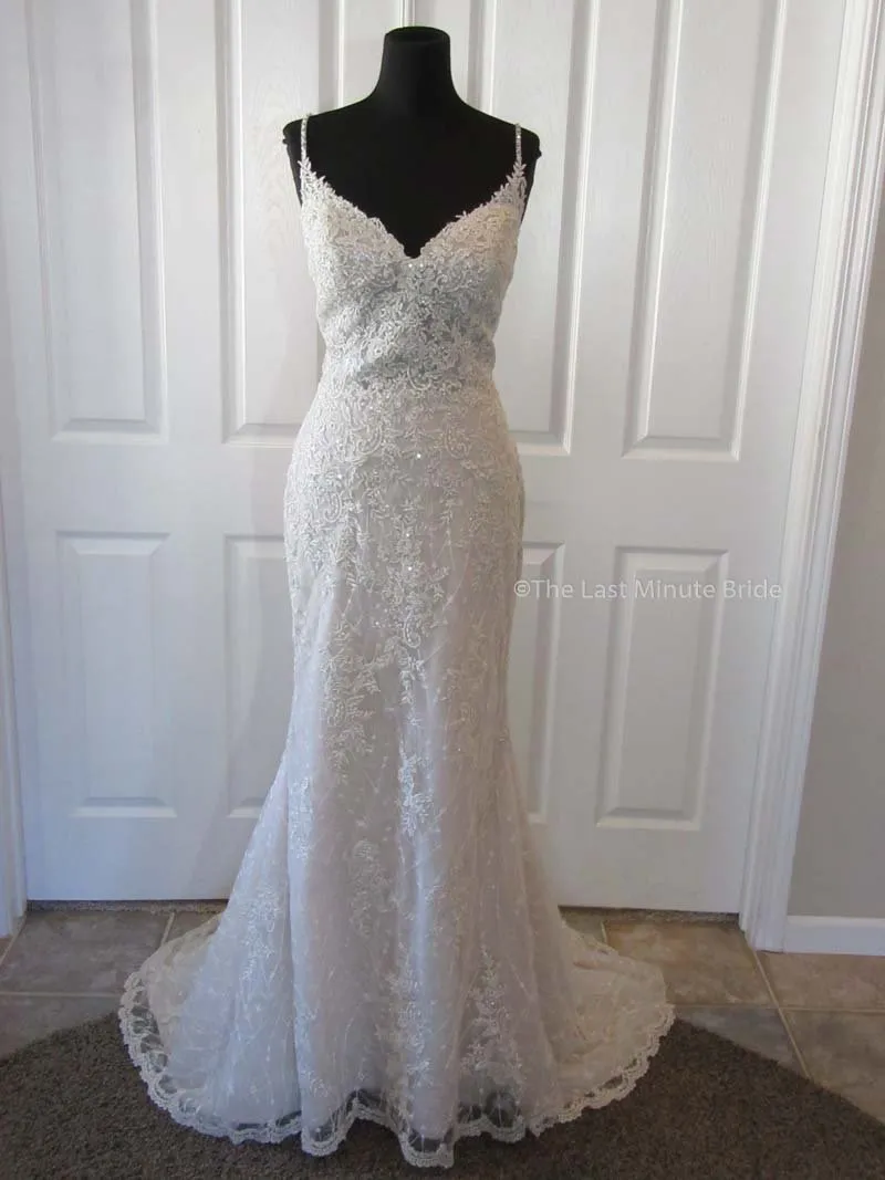 Sottero & Midgley Style Marcelle 8SS782 w/Detachable Overskirt