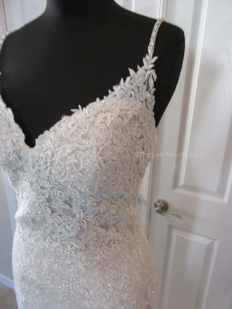 Sottero & Midgley Style Marcelle 8SS782 w/Detachable Overskirt