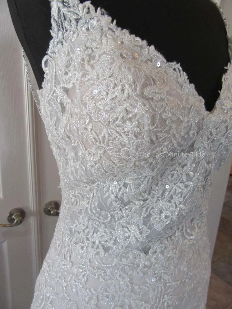 Sottero & Midgley Style Marcelle 8SS782 w/Detachable Overskirt