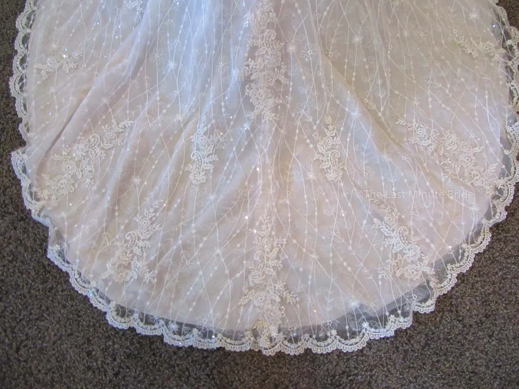 Sottero & Midgley Style Marcelle 8SS782 w/Detachable Overskirt