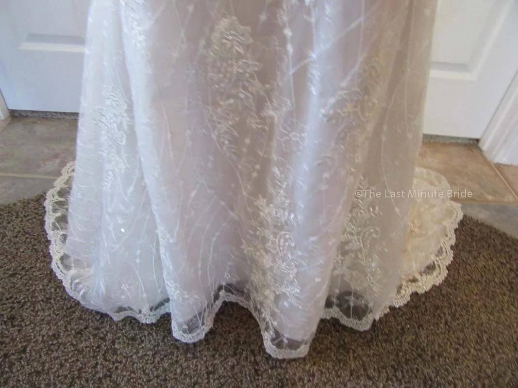Sottero & Midgley Style Marcelle 8SS782 w/Detachable Overskirt
