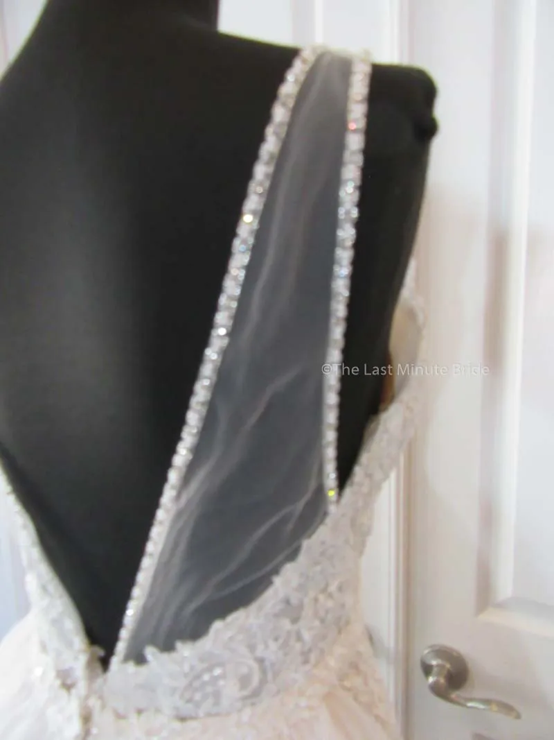 Sottero & Midgley Style Marcelle 8SS782 w/Detachable Overskirt