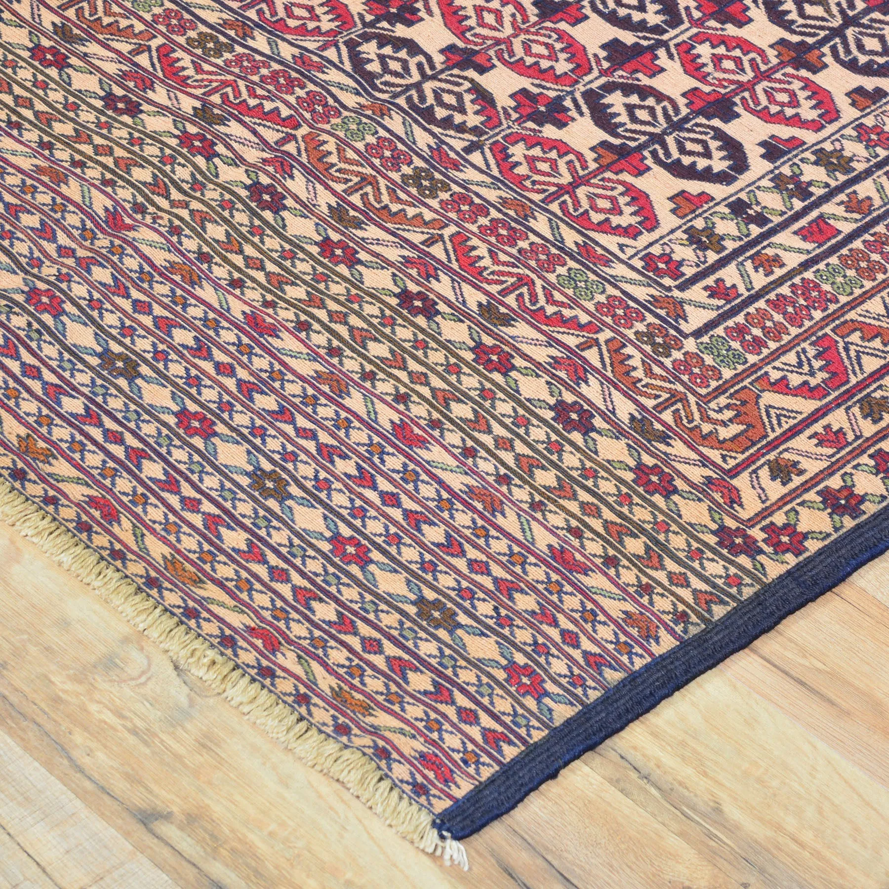 Soumack Weave Tribal Design Handmade Wool Rug (Size 2.11 X 4.9) Cwral-8382