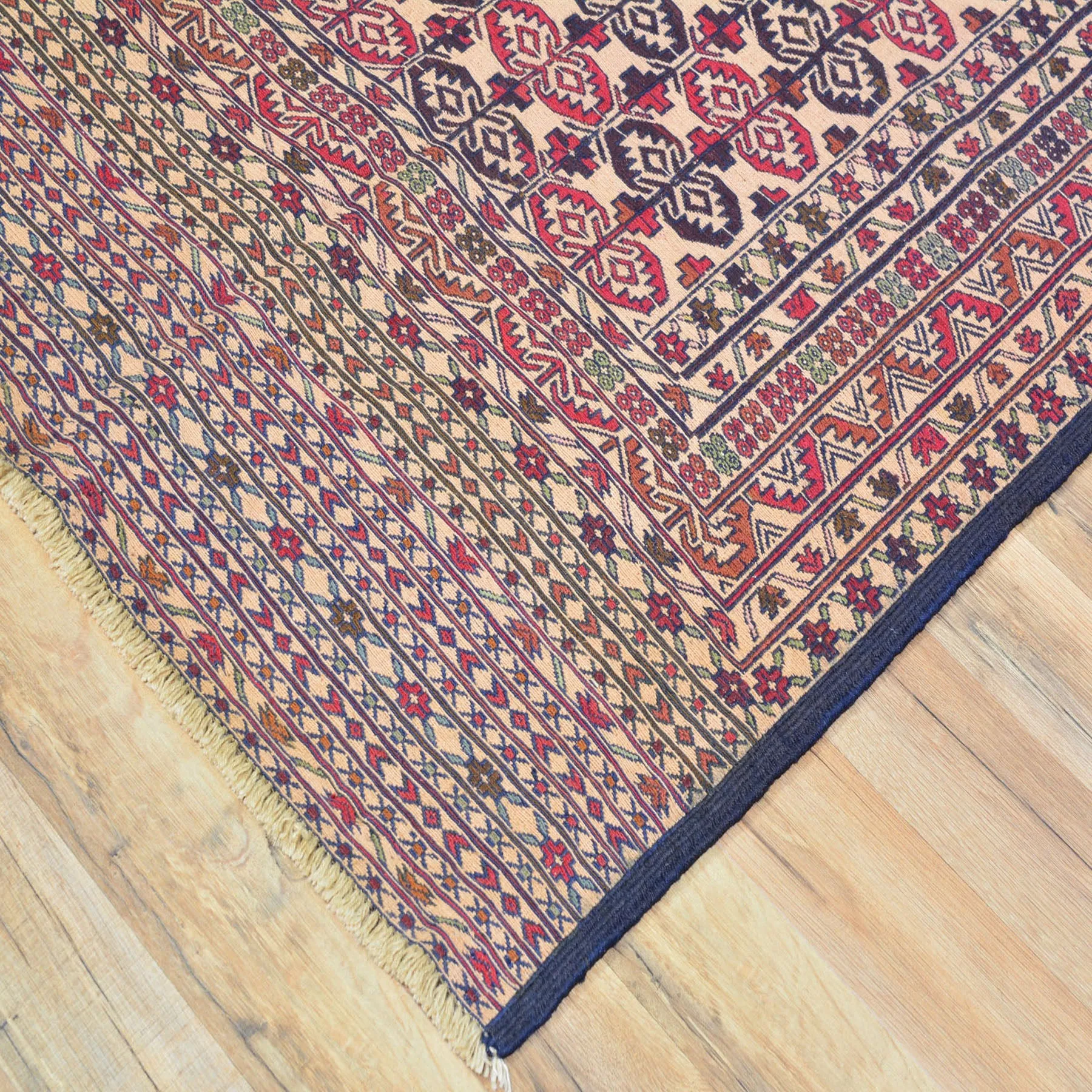 Soumack Weave Tribal Design Handmade Wool Rug (Size 2.11 X 4.9) Cwral-8382