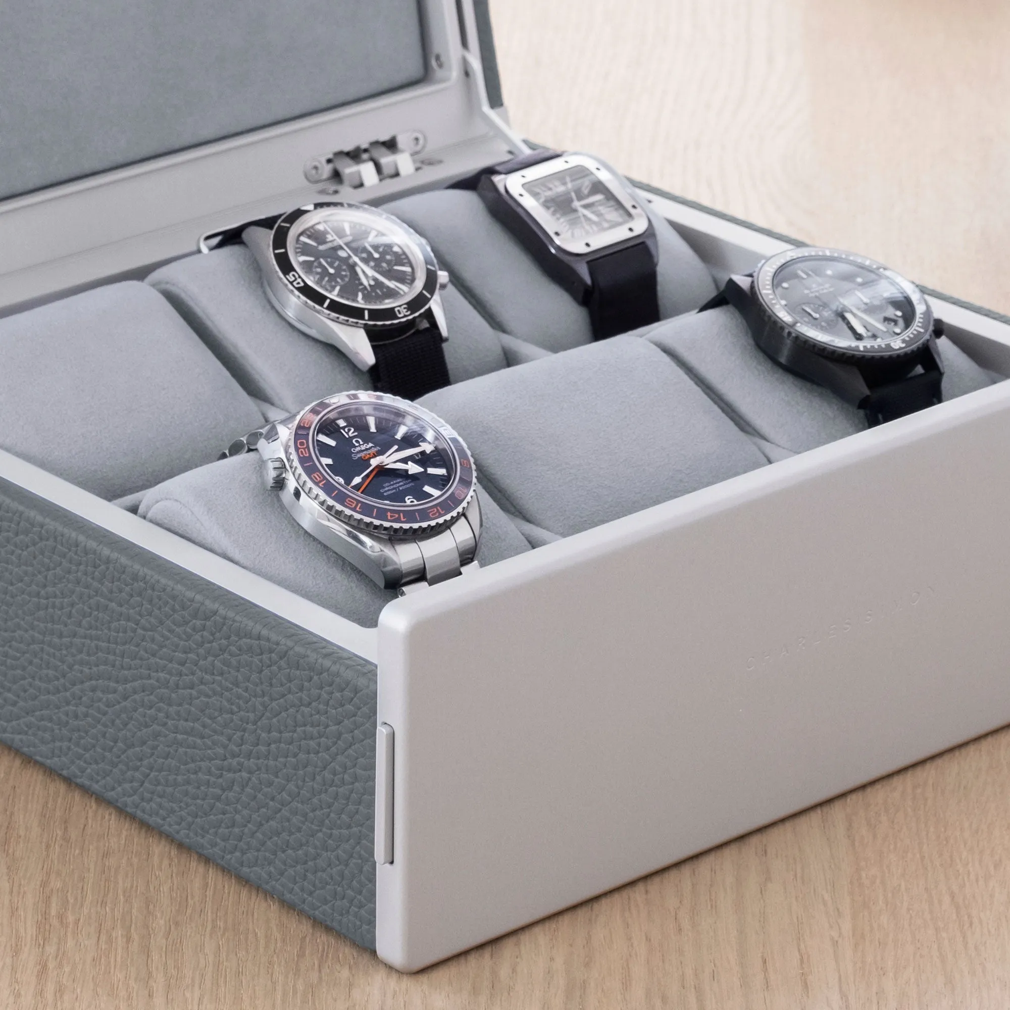 SPENCE 6 WATCH BOX - CLOUD GREY / GREY
