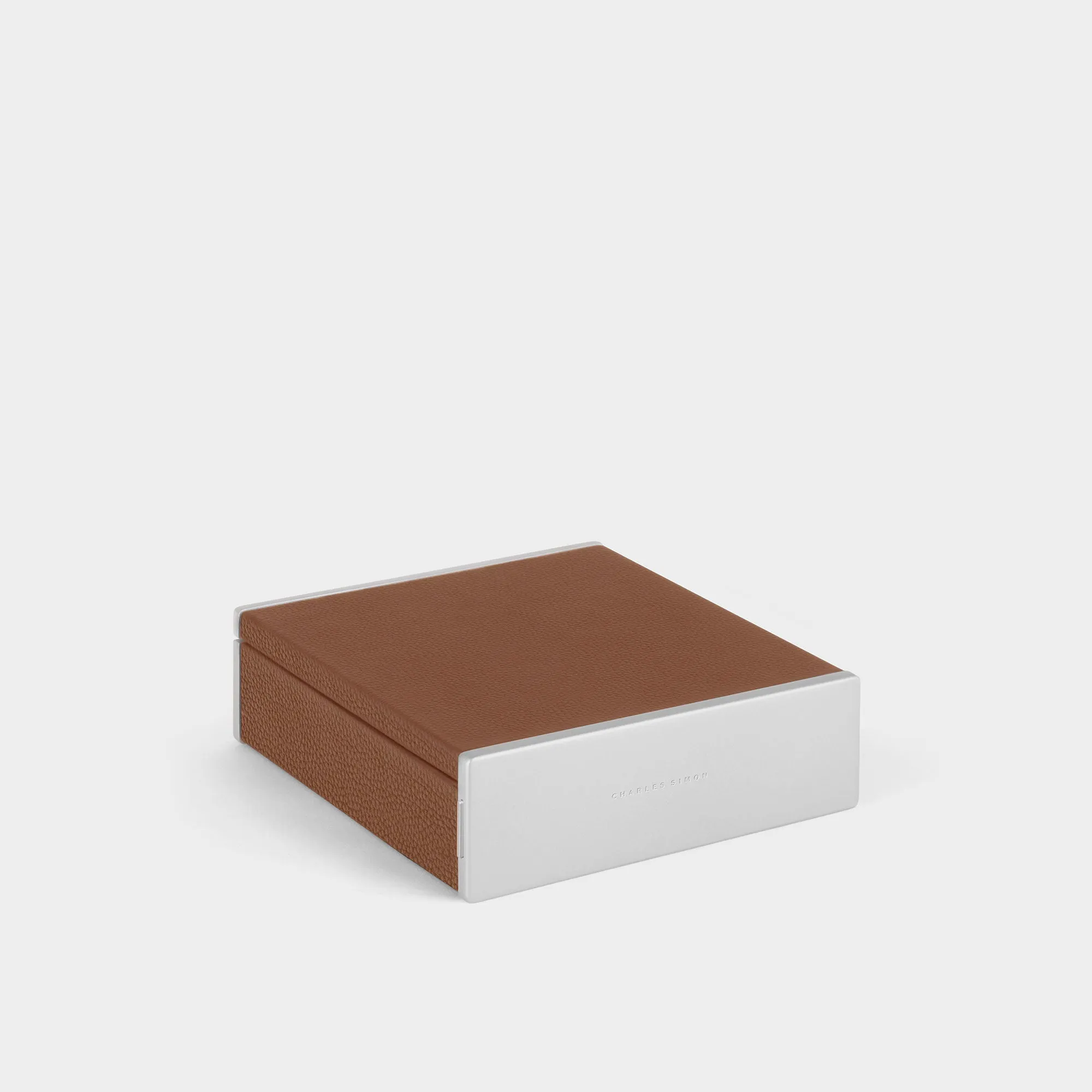 SPENCE 6 WATCH BOX - TAN / GREY