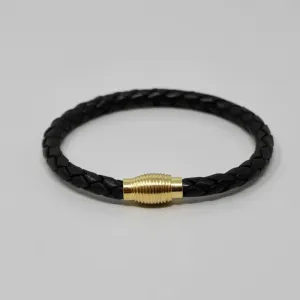 Stelck Leather Strap • Gold Clasp