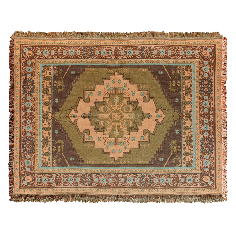 'Strawberry Fields' Woven Picnic Rug/Throw