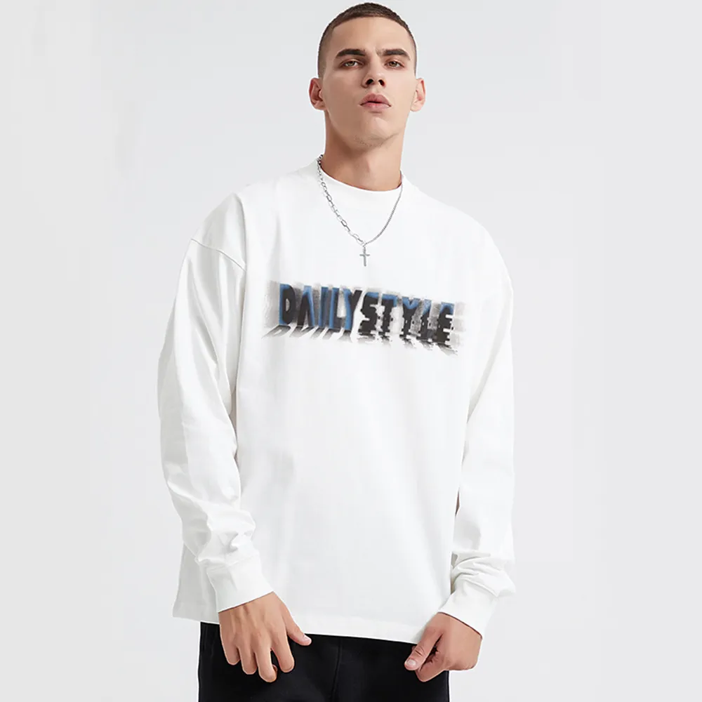 Street Skateboarding Boy Silhouette Long-Sleeve Shirt