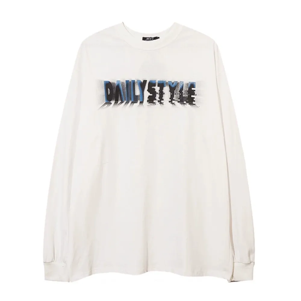 Street Skateboarding Boy Silhouette Long-Sleeve Shirt