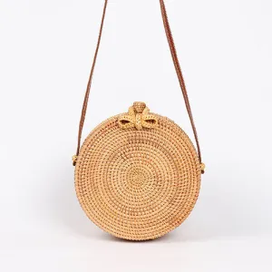 Summer Round Handmade Straw Bag