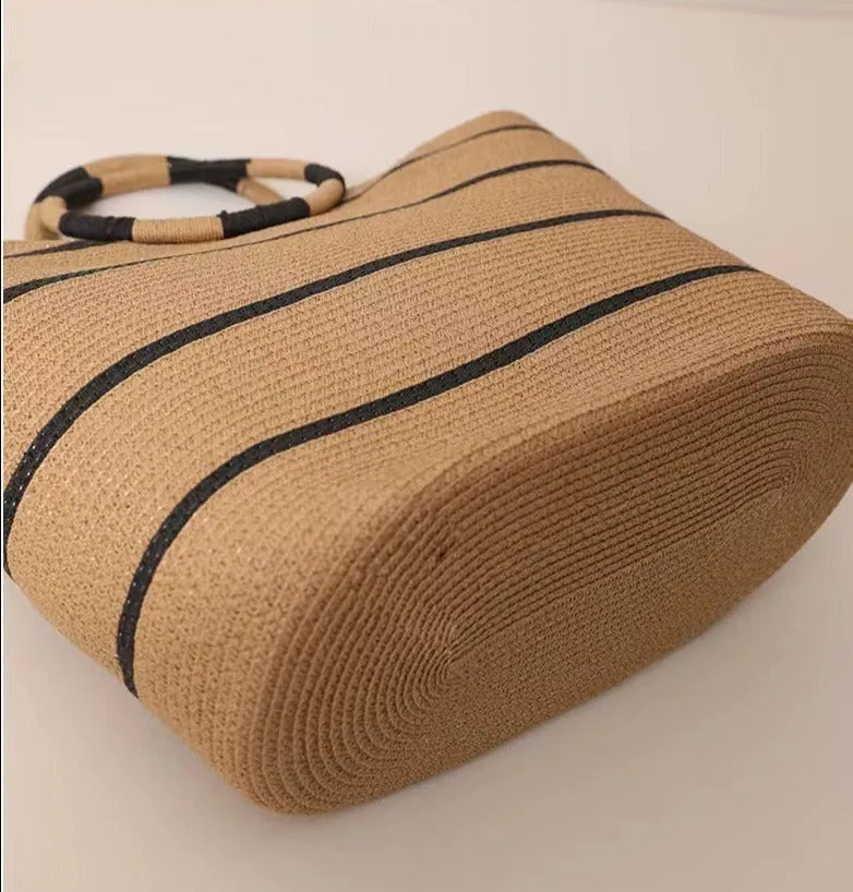 SunChic Woven Beach Bag - Summer Essential