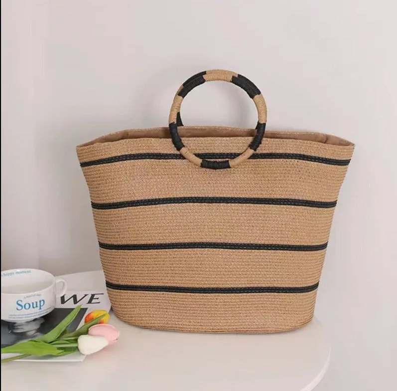 SunChic Woven Beach Bag - Summer Essential