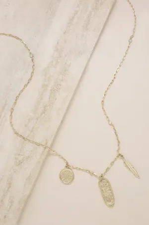 Sunken Treasure 18k Gold Plated Necklace