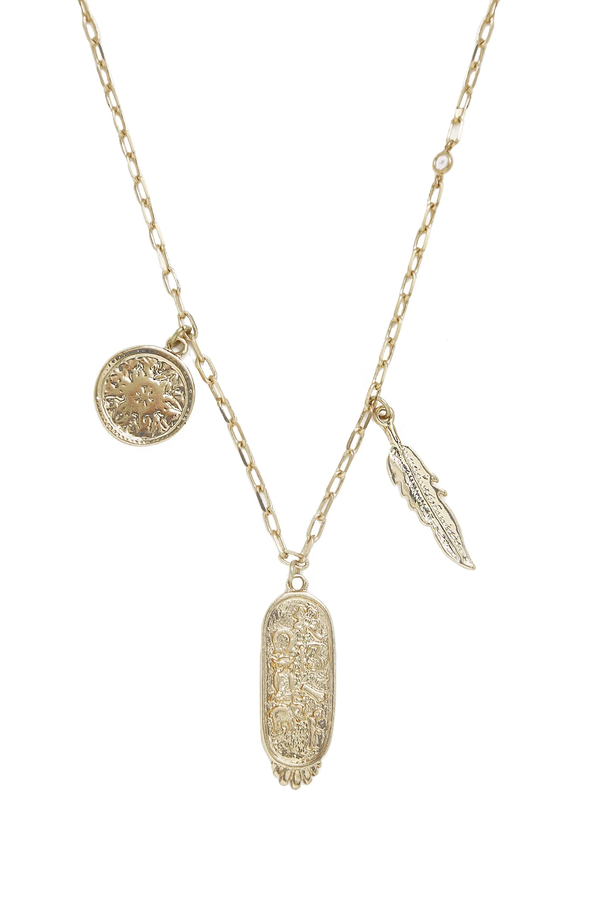 Sunken Treasure 18k Gold Plated Necklace