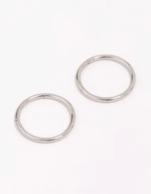 Surgical Steel Sleeper Earrings 12mm