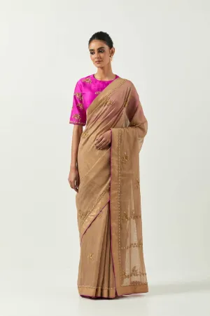 surmai gulab saree
