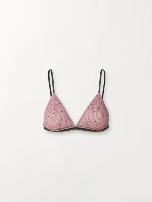 Tassie Sequins Mesh Bra