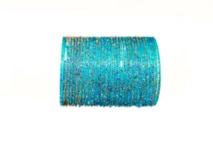 Teal Blue Bangles
