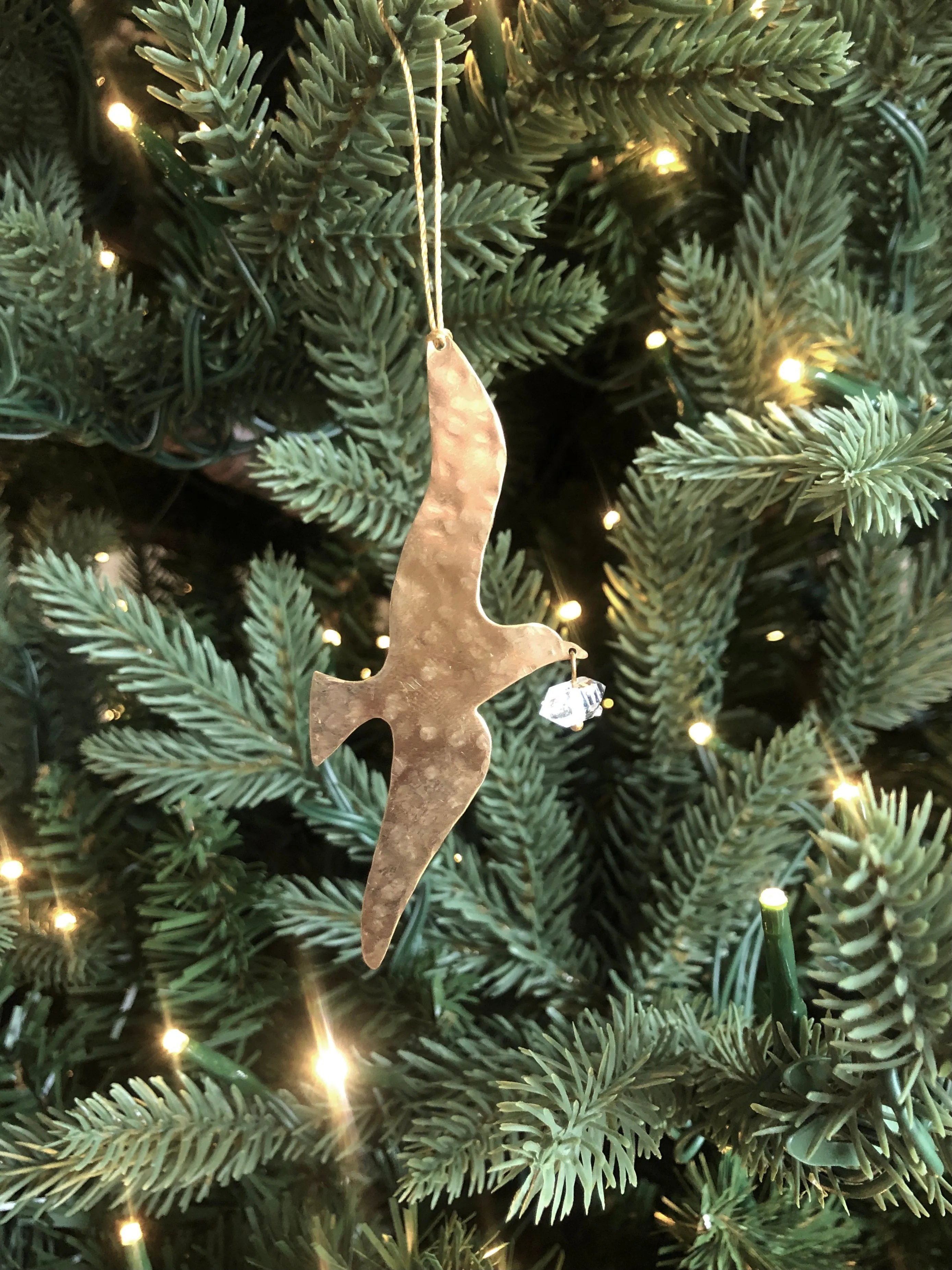 The Gift Ornament With Herkimer Diamond
