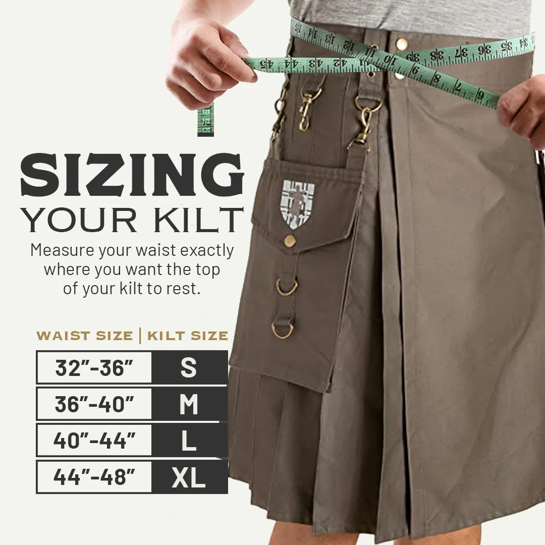 The Highlander Kilt - Navy