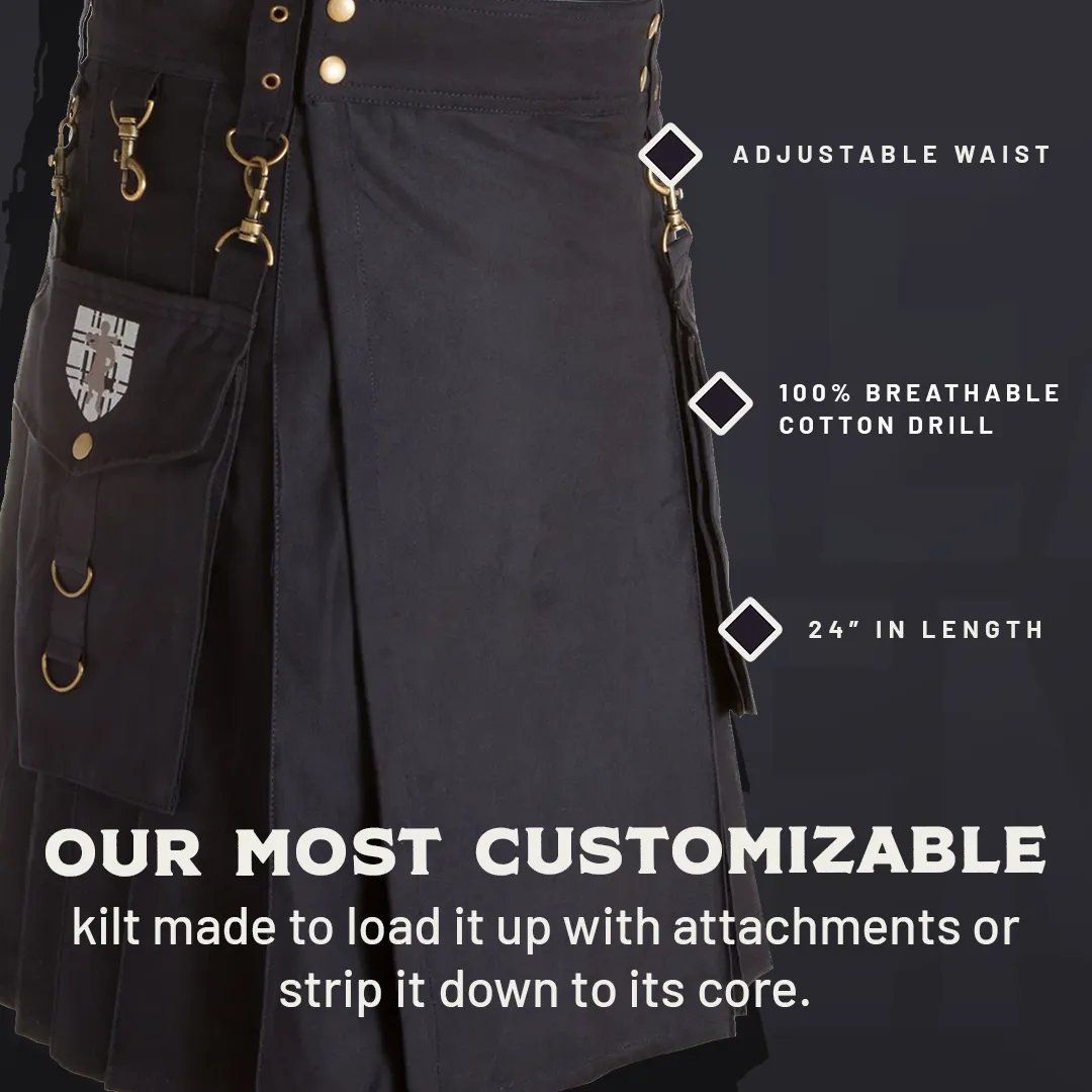 The Highlander Kilt - Navy