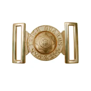 The Irish Guards British Army Waist Belt Buckle / Locket Brass