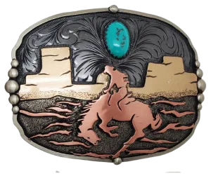 The "Midnight Rider" Belt Buckle