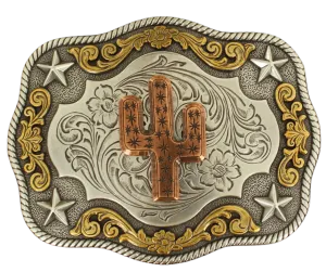 The "Saguaro" Western Buckle