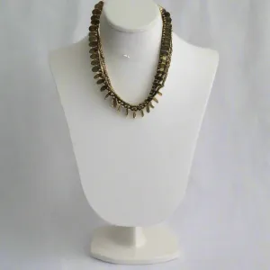 TM. Pewter Disc Necklace