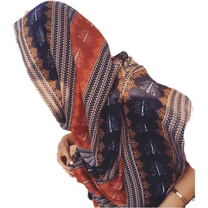 Turkey Desert Vacation Fringed Ethnic Style Cotton and Linen Scarf Ladies Travel