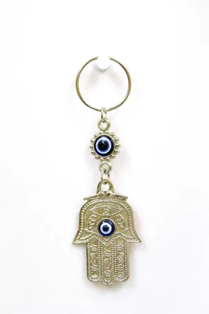 Turkish Evil Eyes & Hamsa Key Chain