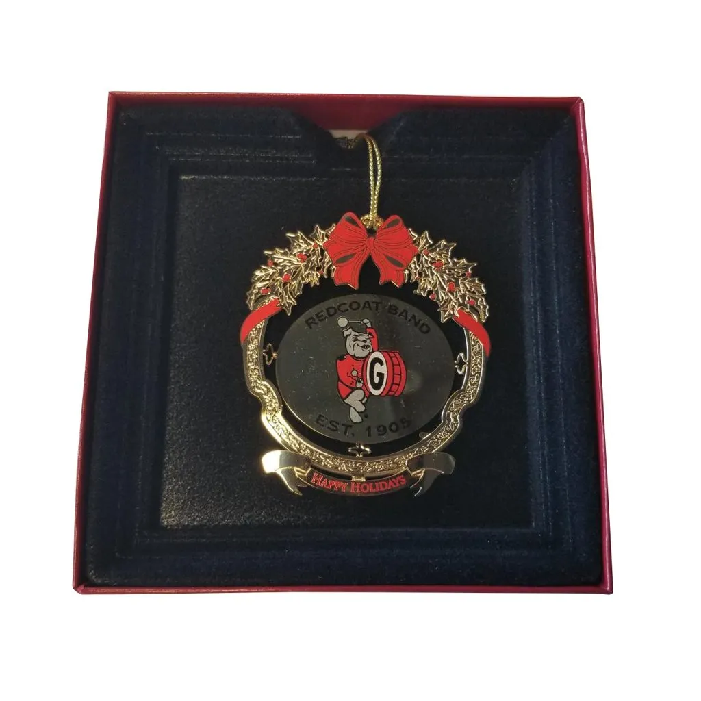 UGA Redcoat Band Wreath Ornament