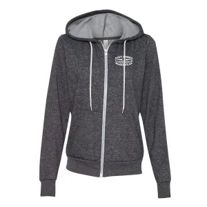 Unisex Logo Digital Gray Zip Hoodie