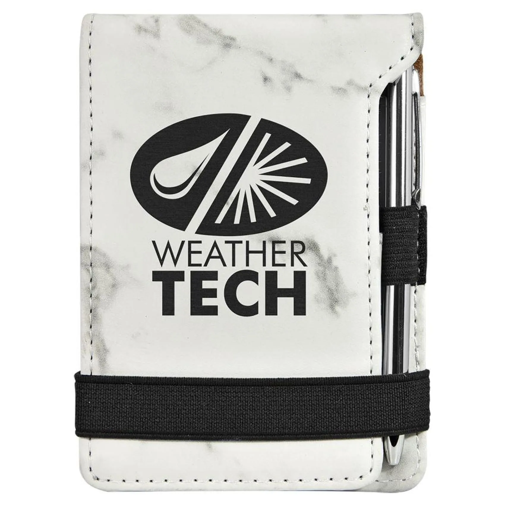 Vegan Leather Mini Notepad with Pen