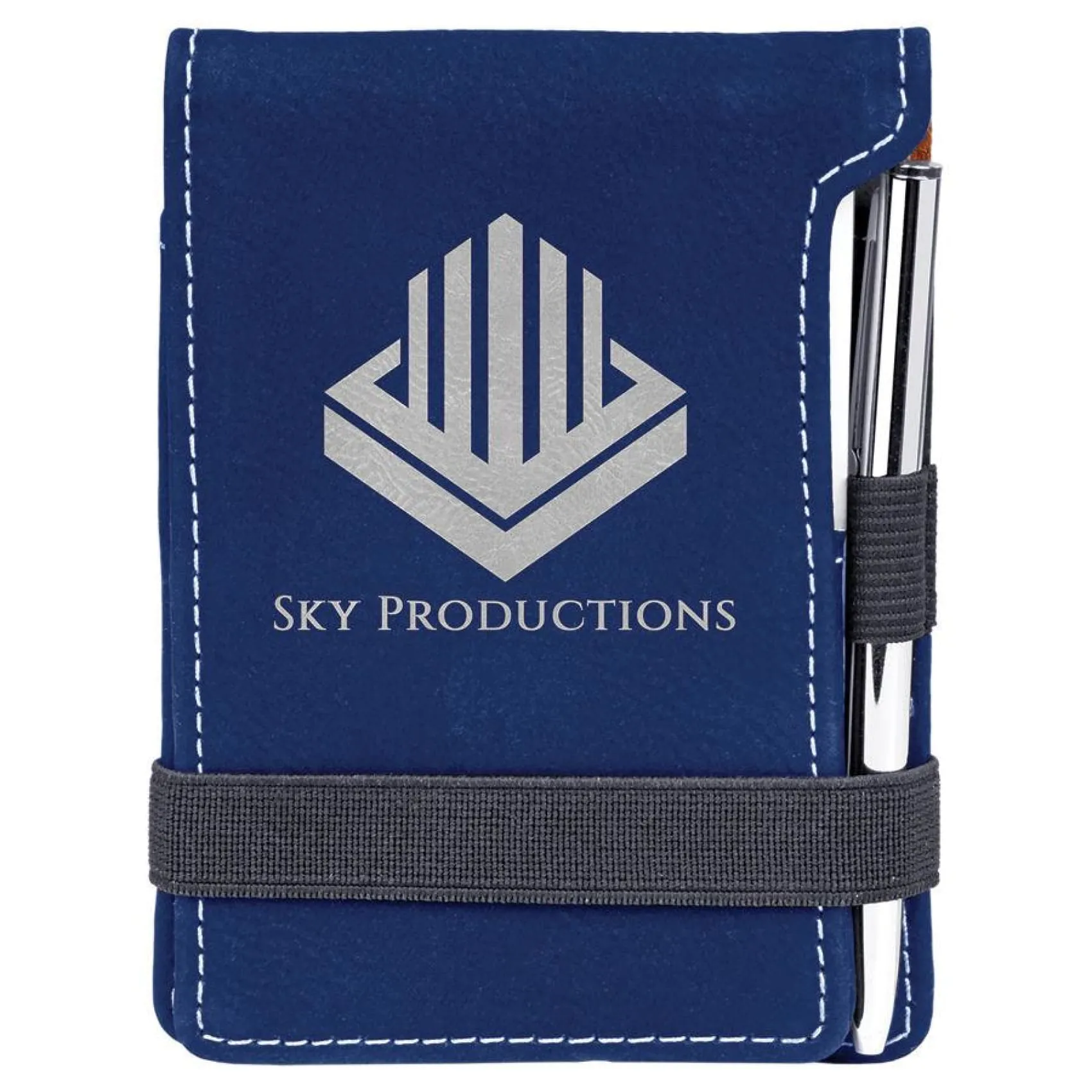 Vegan Leather Mini Notepad with Pen