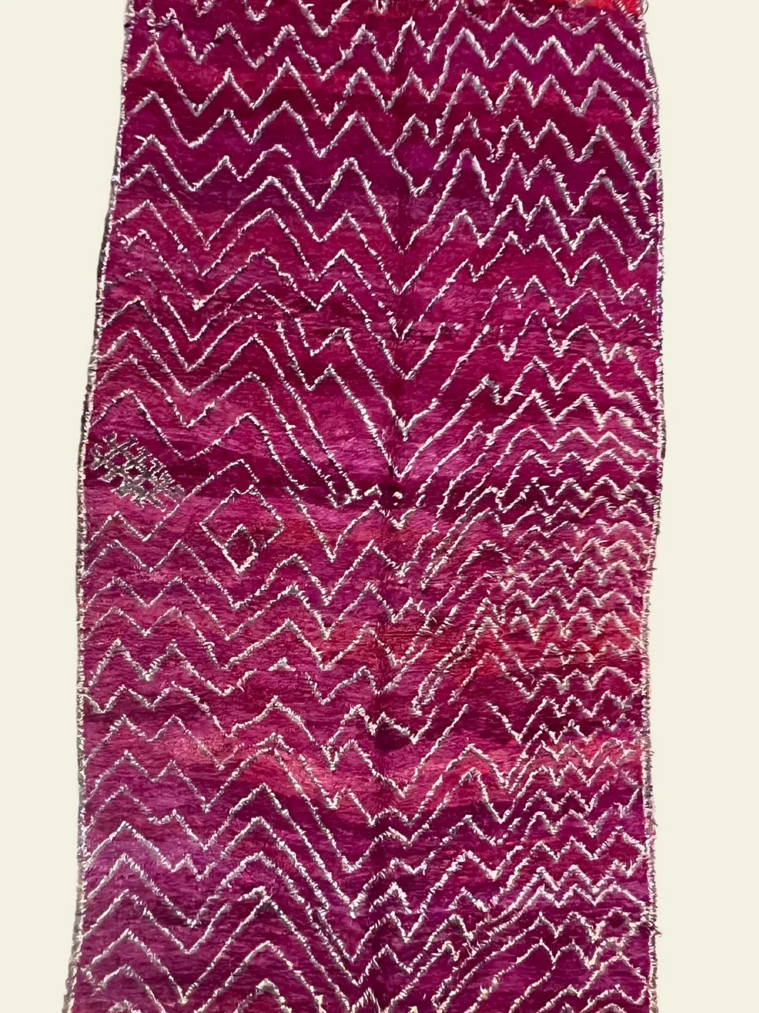 Vintage Beni Mguild Berber Rug 6'11" x  12'10" - 210 cm  x 390 cm (Wool)