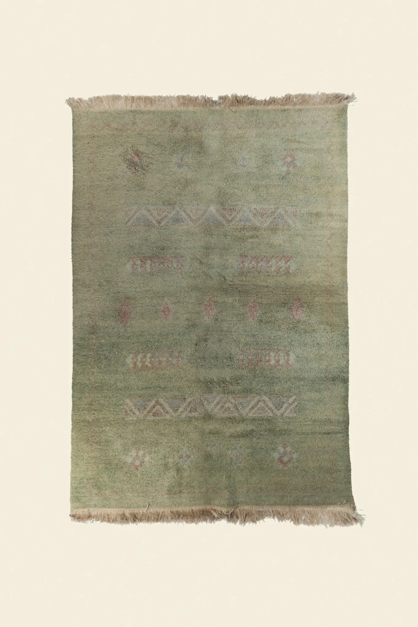 Vintage Beni Mguild Berber Rug 9'38" x  6'43" - 183 cm  x 303 cm (Wool)