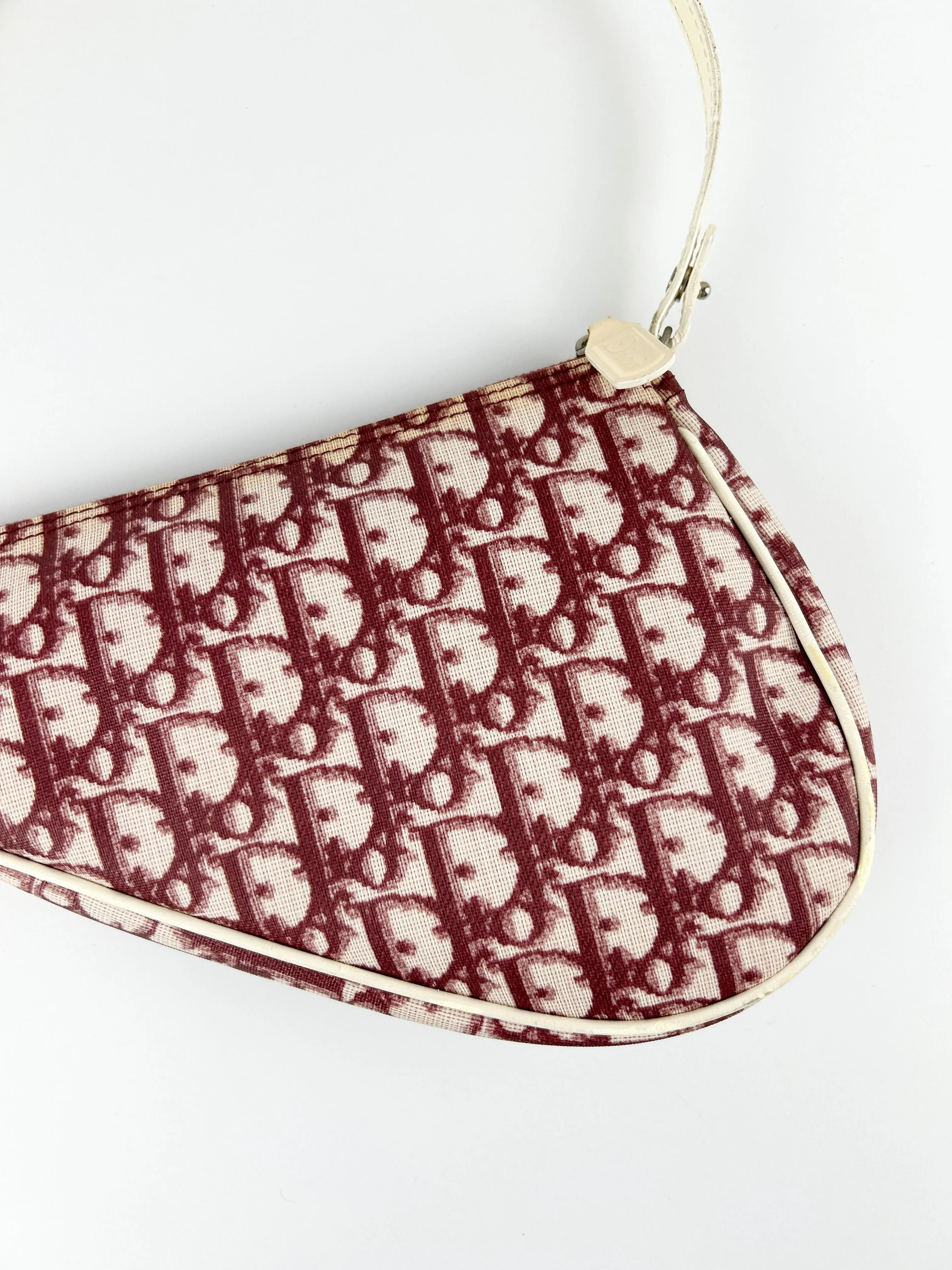 Vintage Christian Dior Monogram Saddle Shoulder Bag (2004)