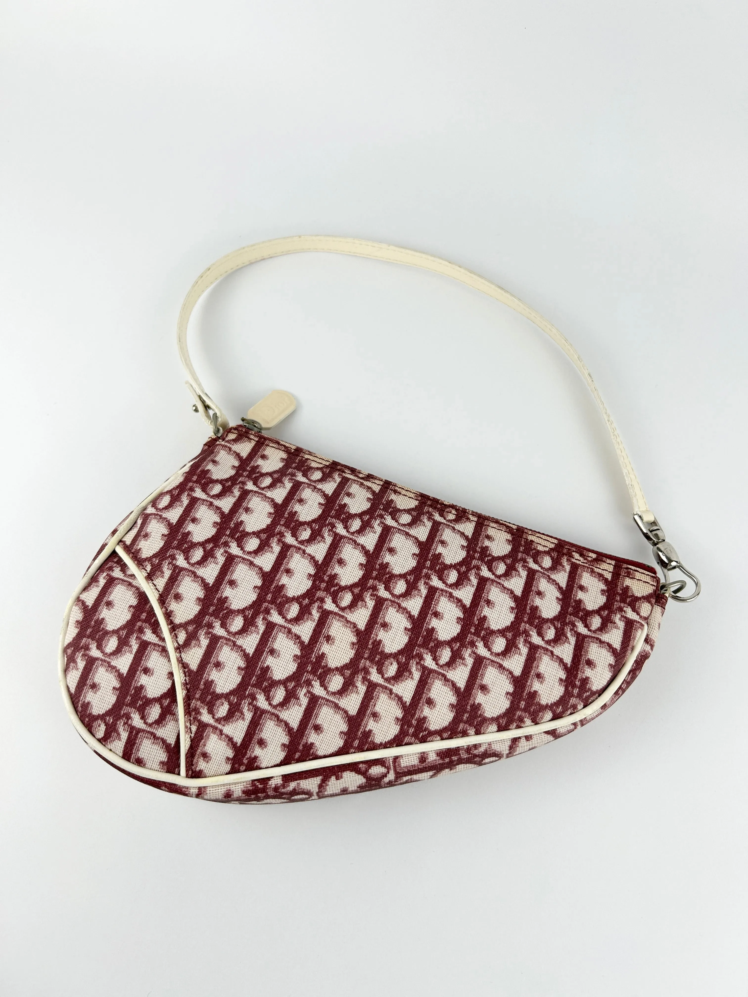 Vintage Christian Dior Monogram Saddle Shoulder Bag (2004)