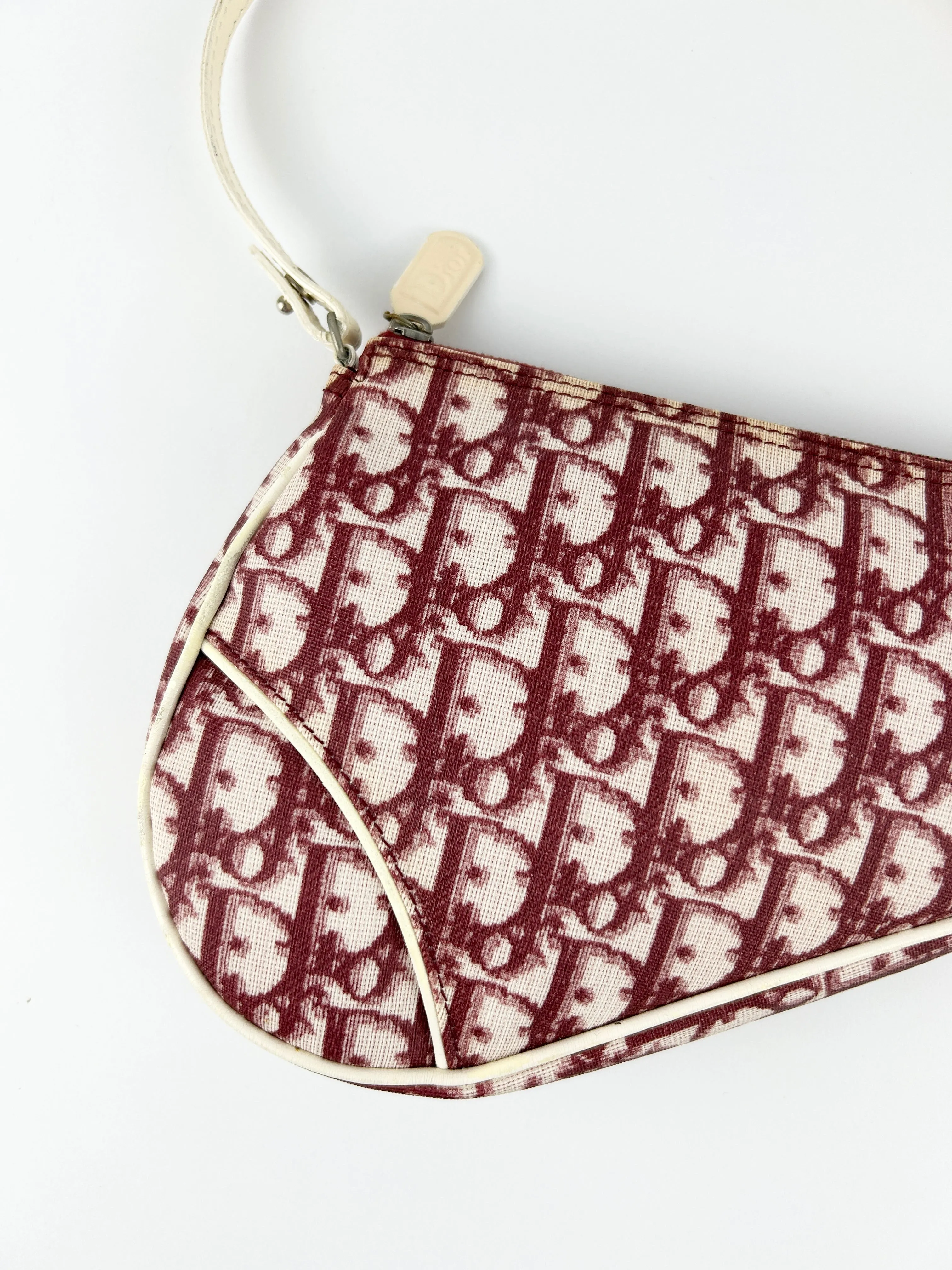 Vintage Christian Dior Monogram Saddle Shoulder Bag (2004)