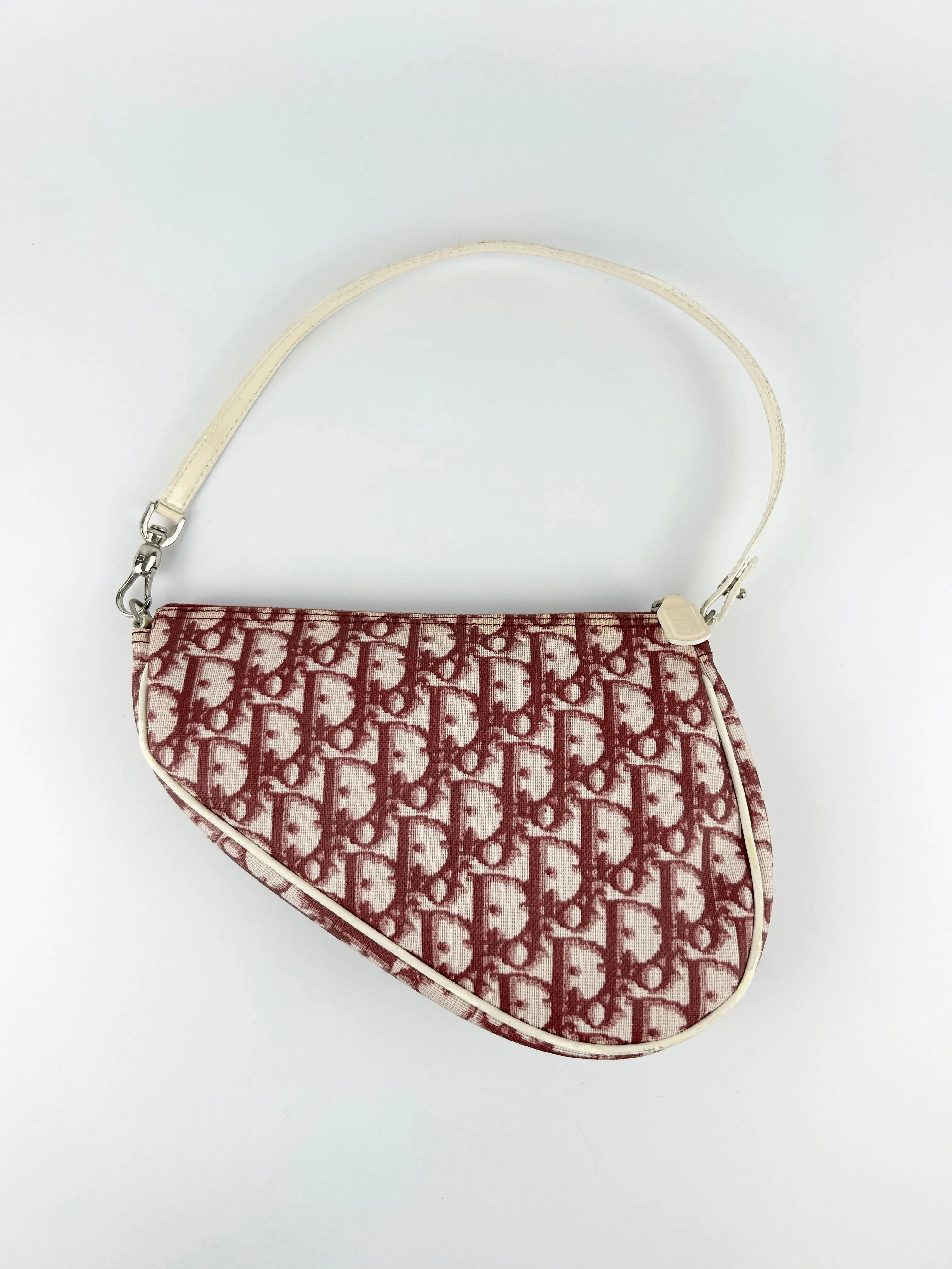 Vintage Christian Dior Monogram Saddle Shoulder Bag (2004)