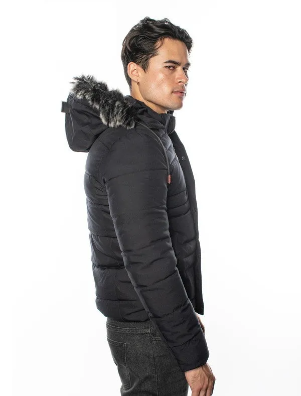 VPJ-12 Comfort Hooded Puffy Jacket for Men 6 PACK