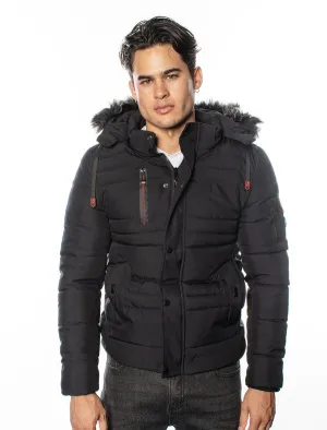 VPJ-12 Comfort Hooded Puffy Jacket for Men 6 PACK