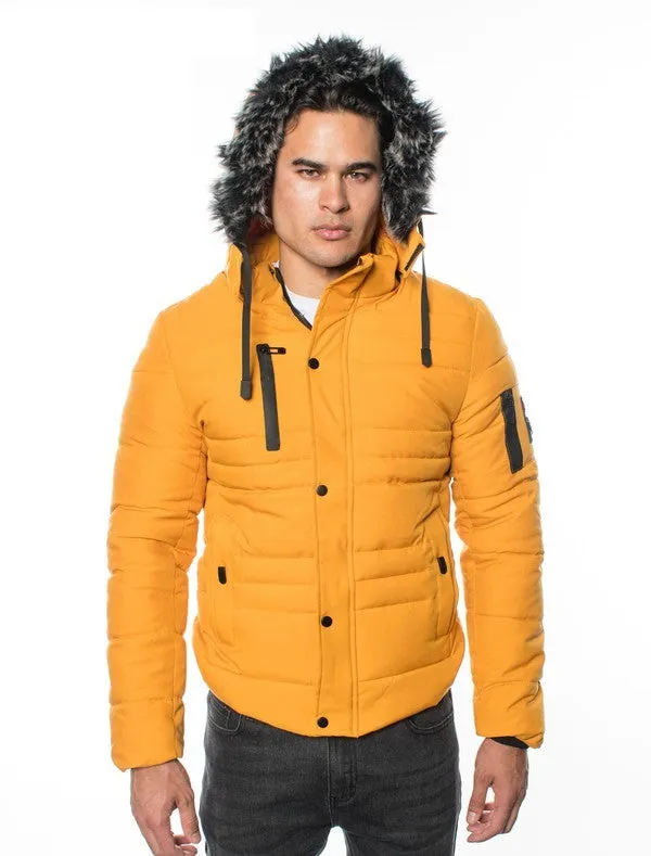 VPJ-12 Comfort Hooded Puffy Jacket for Men 6 PACK